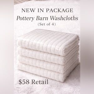 Opalhouse White Textured Ribbed Cotton Face Cloth